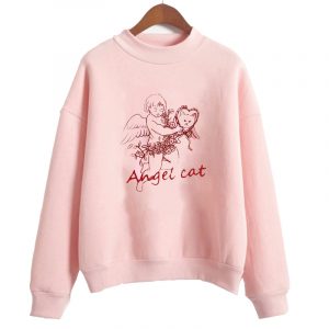 Angel Cat Art sweatshirt SN