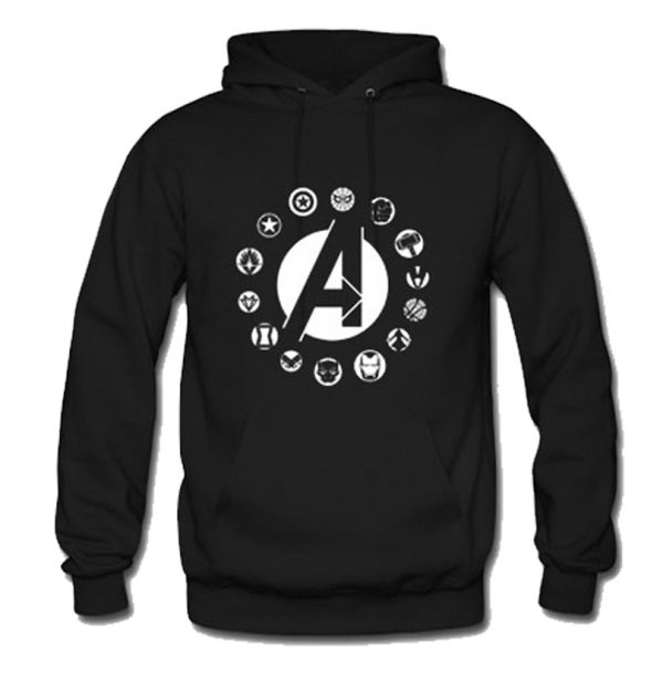 Avengers Team Logo Hoodie SN