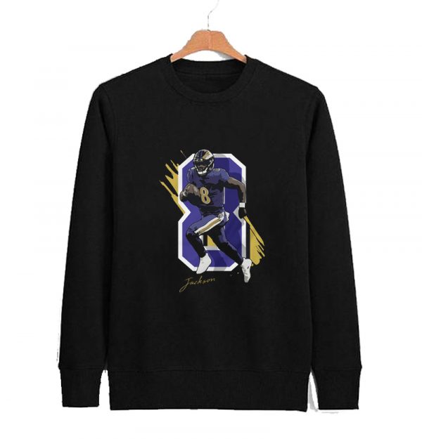 Baltimore Raven Lamar Jackson Sweatshirt SN