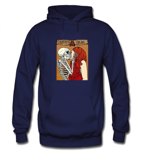 Grateful Dead Kissing Skeleton Hoodie SN