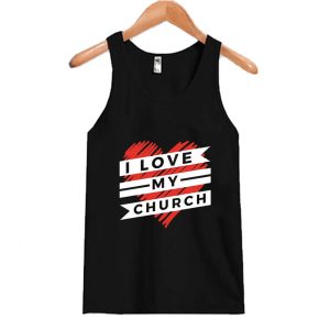 I Love My Church Tanktop SN