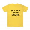 I’m A Ray Of Fucking Sunshine T-Shirt SN
