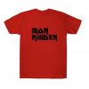 Iron Maiden Red T Shirt SN