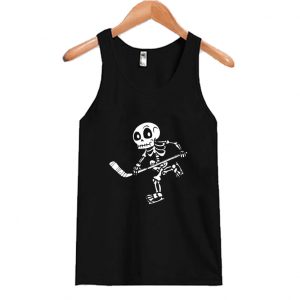 Skeleton Hockey Lovers Halloween Tanktop SN