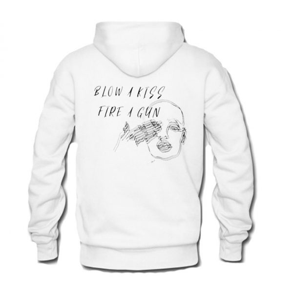 Blow A Kiss Fire A Gun Hoodie Back SN