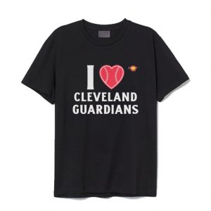 I love Cleveland Guardians T Shirt SN