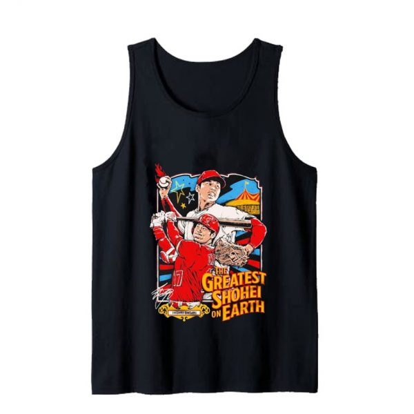 Shohei Ohtani the Greatest Shohei on Earth Tank Top SN