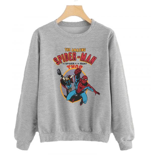 The Amazing Spiderman Thor Avengers sweatshirt SN