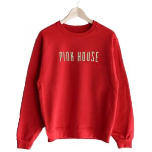 Vintage 90s Pink House Sweatshirt SN