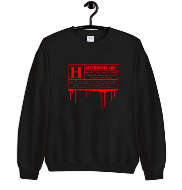 Vintage Halloween Horror Sweatshirt SN