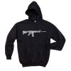 AR 15 2nd Amendment Word Art Hoodie SN