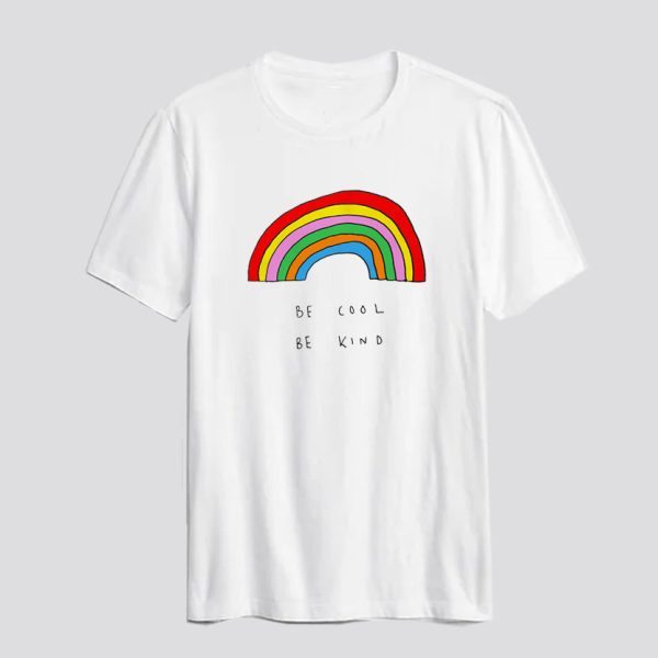 Be Cool Be Kind Rainbow T-shirt SN