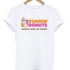 Dunkin donuts America runs on dunkin T Shirt SN