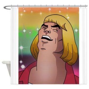 He-Man Sings Shower Curtain SN