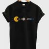 Pac Man Sun Eating Other Planets T-Shirt SN