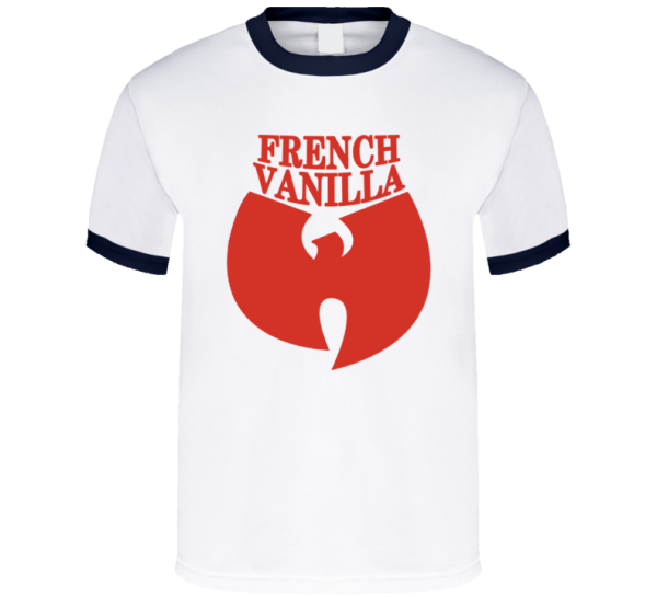 Wutang French Vanilla Hip Hop Music Ice Cream Navy Ringer T Shirt SN