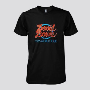 David Bowie 1978 World Tour T Shirt SN
