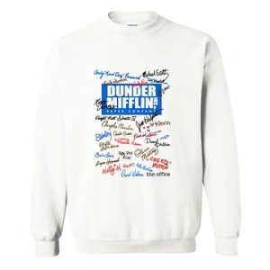 The Office Dunder Mifflin Signature Sweatshirt SN