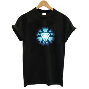 Tony Stark Iron Man Avengers Arc Reactor T shirt SN