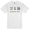 garbage bag japanese t-shirt SN