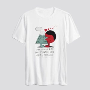 mountain boy loves sunrise girl japan forever t shirt SN