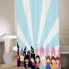 superhero princess shower curtain SN