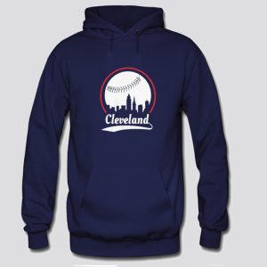 Cleveland Skyline Baseball Hoodie SN