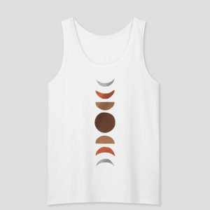 Moon Phase Graphic Tank Top SN