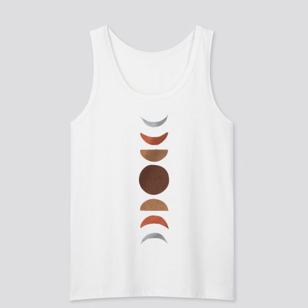 Moon Phase Graphic Tank Top SN