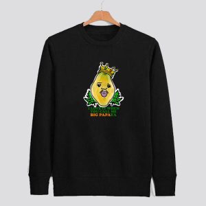 BIG PAPAYA Sticker Pullover Sweatshirt SN