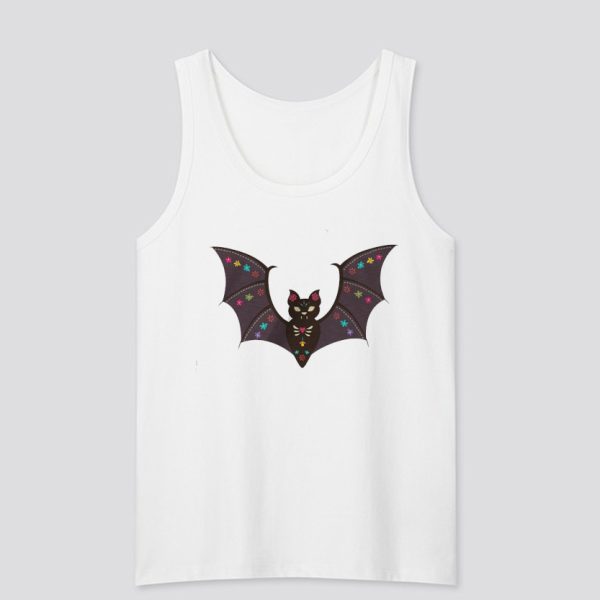 Day of the Dead Bat Graphic Tank Top SN