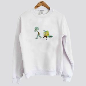 FUNNY SPONGEBOB Pullover Sweatshirt SN