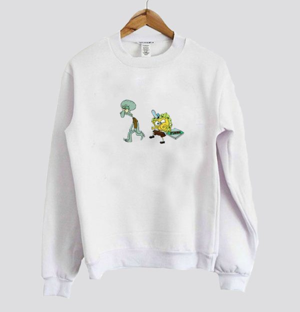 FUNNY SPONGEBOB Pullover Sweatshirt SN