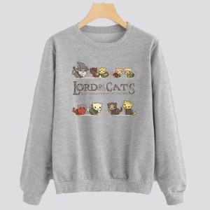 Lord Of The Cats The Furrlowship of the Ring Sweatshirt SN