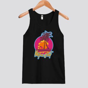 Skull in the Night City Tank Top SN