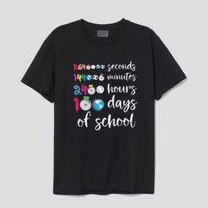 100 days of School t shirt SN