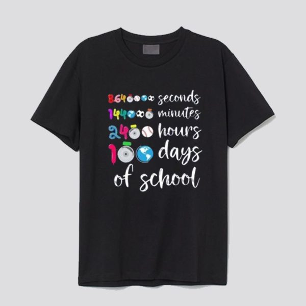 100 days of School t shirt SN