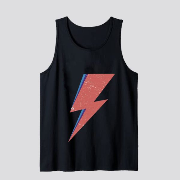 David Bowie Lighting Bolt Rocker Tank top SN