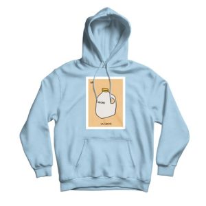 La Leche Light Blue Hoodie SN