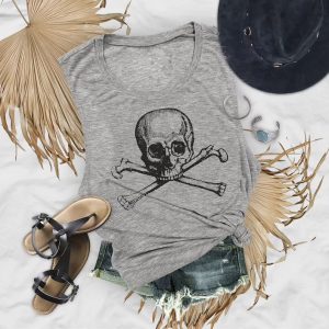 Vintage Skull and Crossbones Tank Top SN