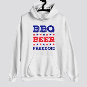 American Party Bbq Beer Freedom Hoodie SN