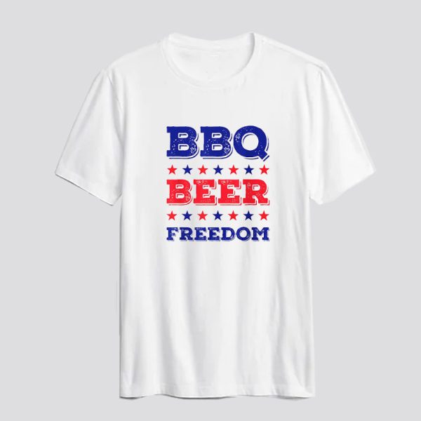 American Party Bbq Beer Freedom T Shirt SN