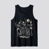 Dancing Skeleton Skull Mystic Moon Tank Top SN