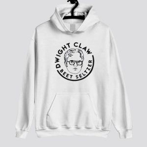 Dwight the Office White Claw Hoodie SN