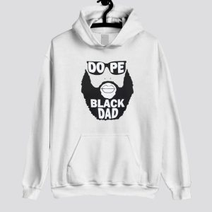 Mens Bearded Dope Black Dad Hoodie SN