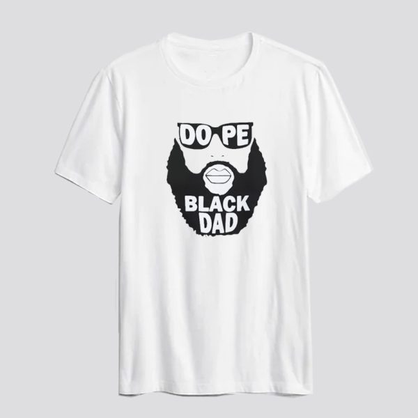 Mens Bearded Dope Black Dad T Shirt SN