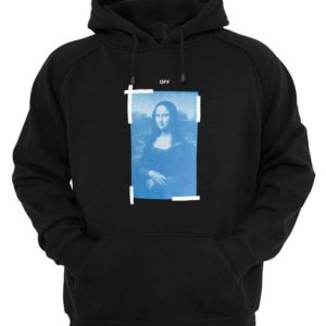 Mona Lisa Graphic Print Hoodie SN