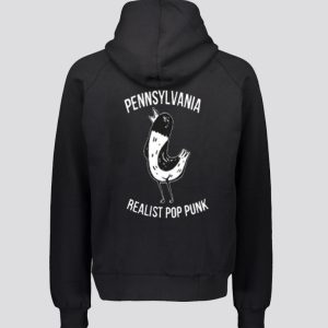 Pennsylvania Realist Pop Punk Hoodie Back SN