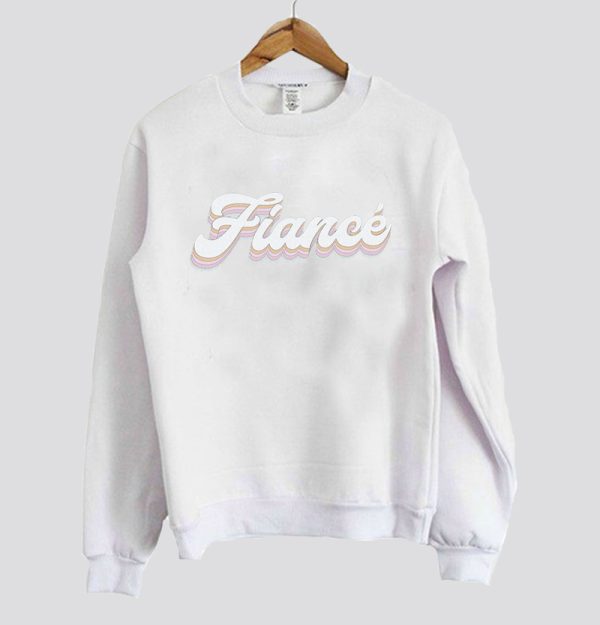 Retro Vintage Fiance Crewneck Sweatshirt SN