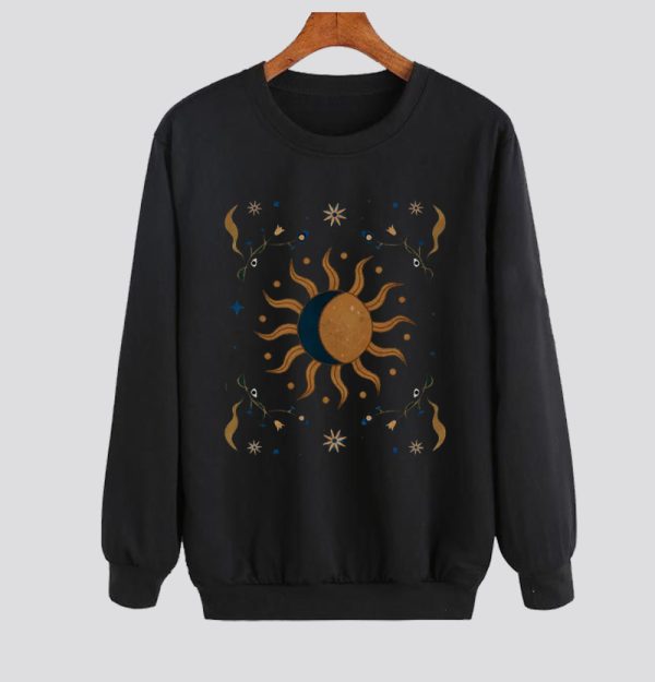 Sun And Moon Vintage Vibe Sweatshirt SN